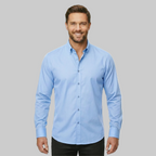 Classic Stretch Long Sleeve Button Down Shirt — view 5