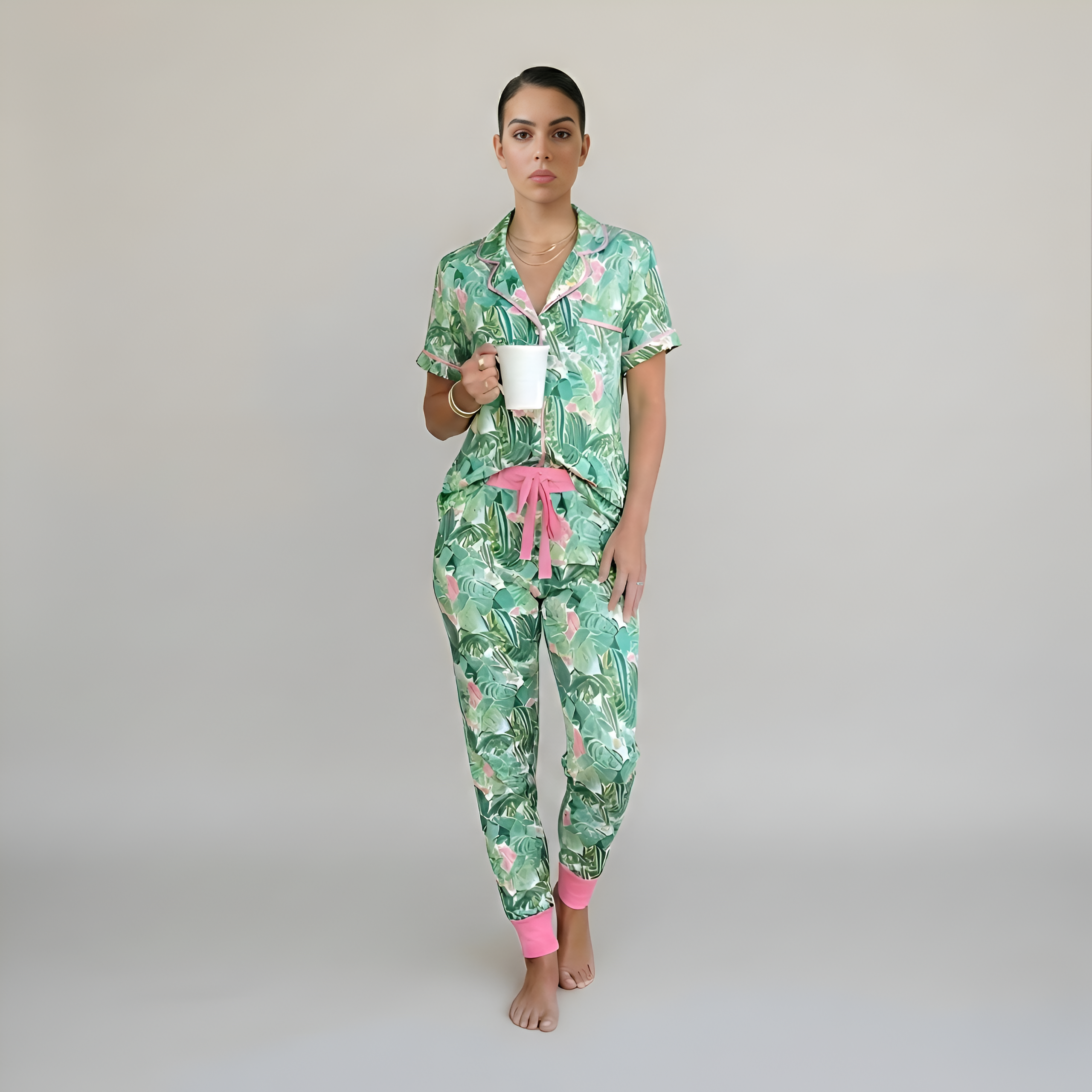 Two Piece Mystery Pajama Set For Women — view 5