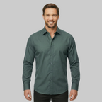 Classic Stretch Long Sleeve Button Down Shirt — view 19