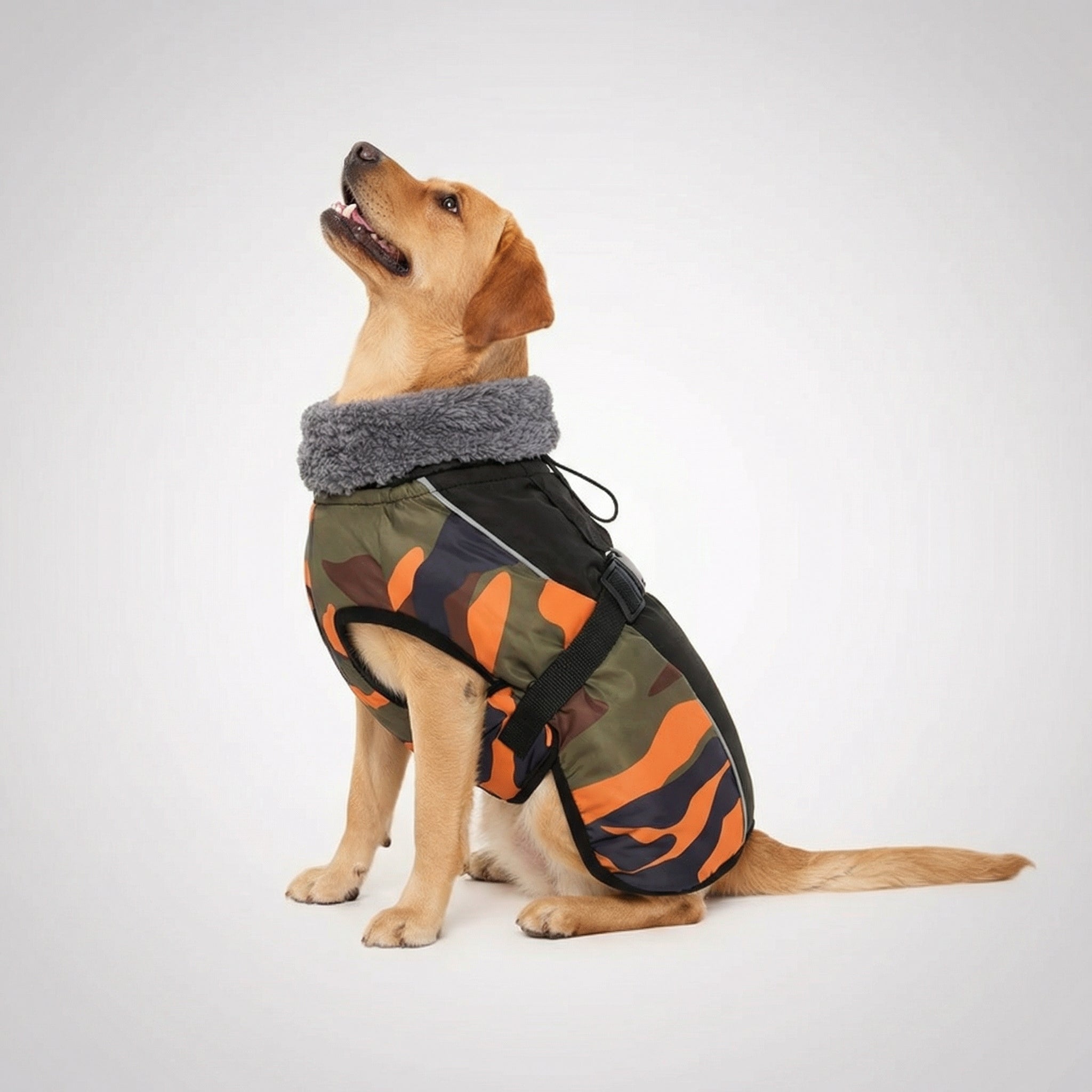 Adjustable Extra Warm Dog Winter Jacket — view 7