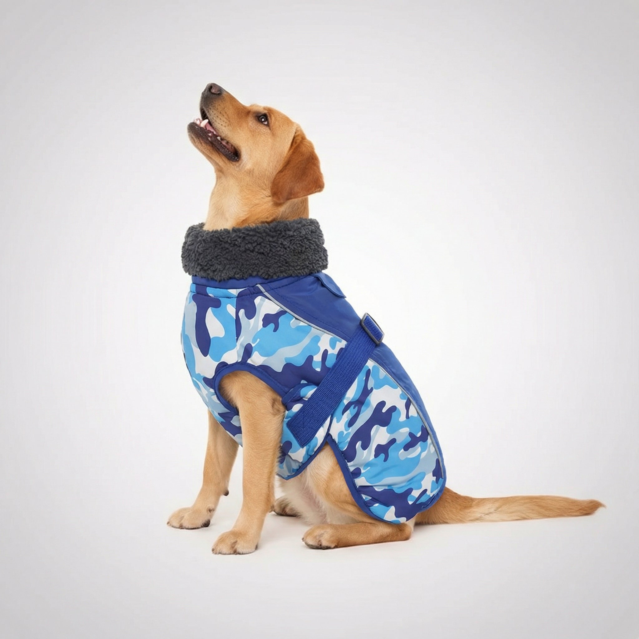 Adjustable Extra Warm Dog Winter Jacket — view 6