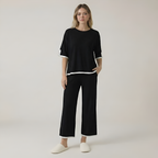 Knitted Two Piece Lounge Wear Set For Women — view 3