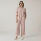 Knitted Two Piece Lounge Wear Set For Women — view 5