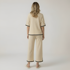 Knitted Two Piece Lounge Wear Set For Women — view 2