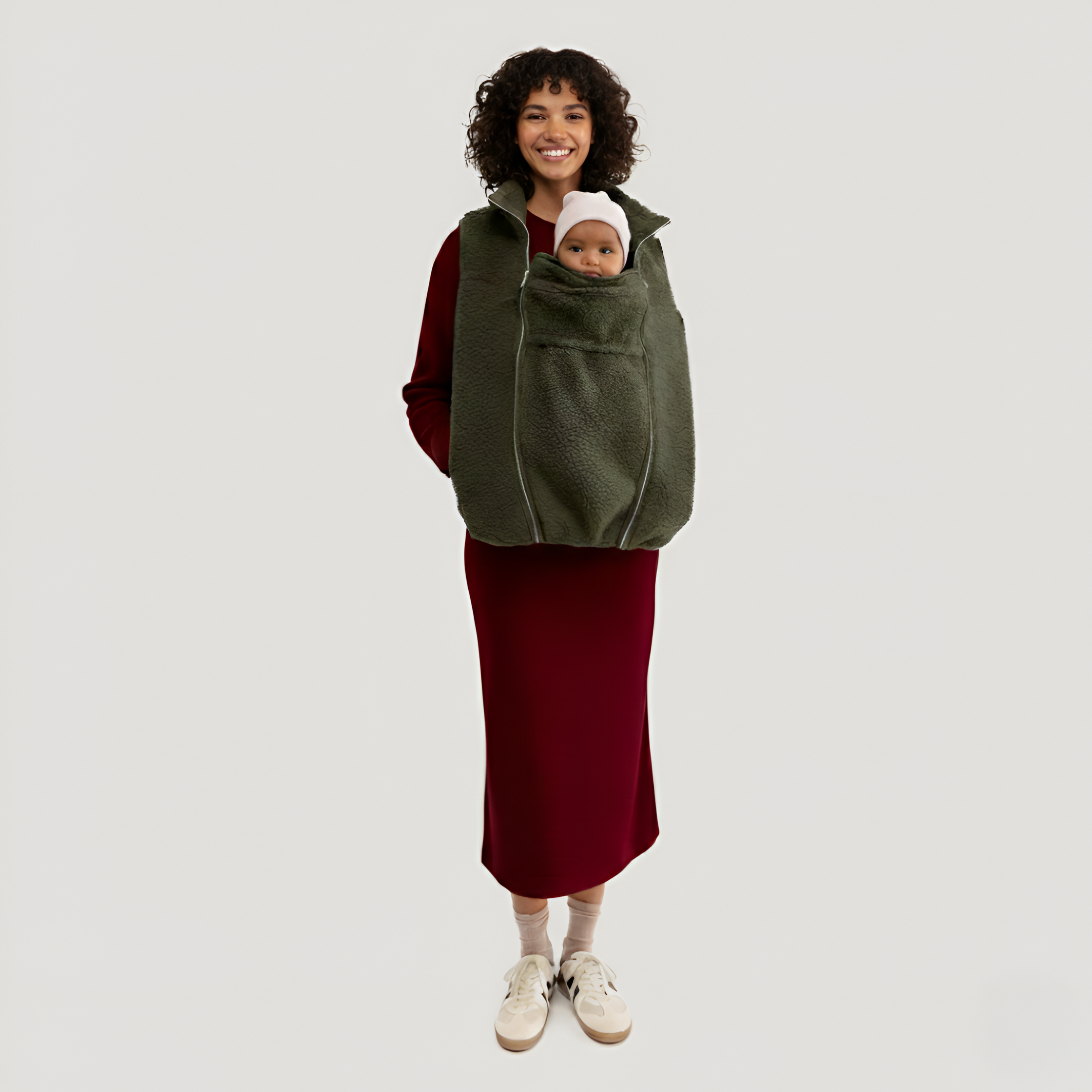 Mama Babywearing Front Carry Fleece Jacket — view 28