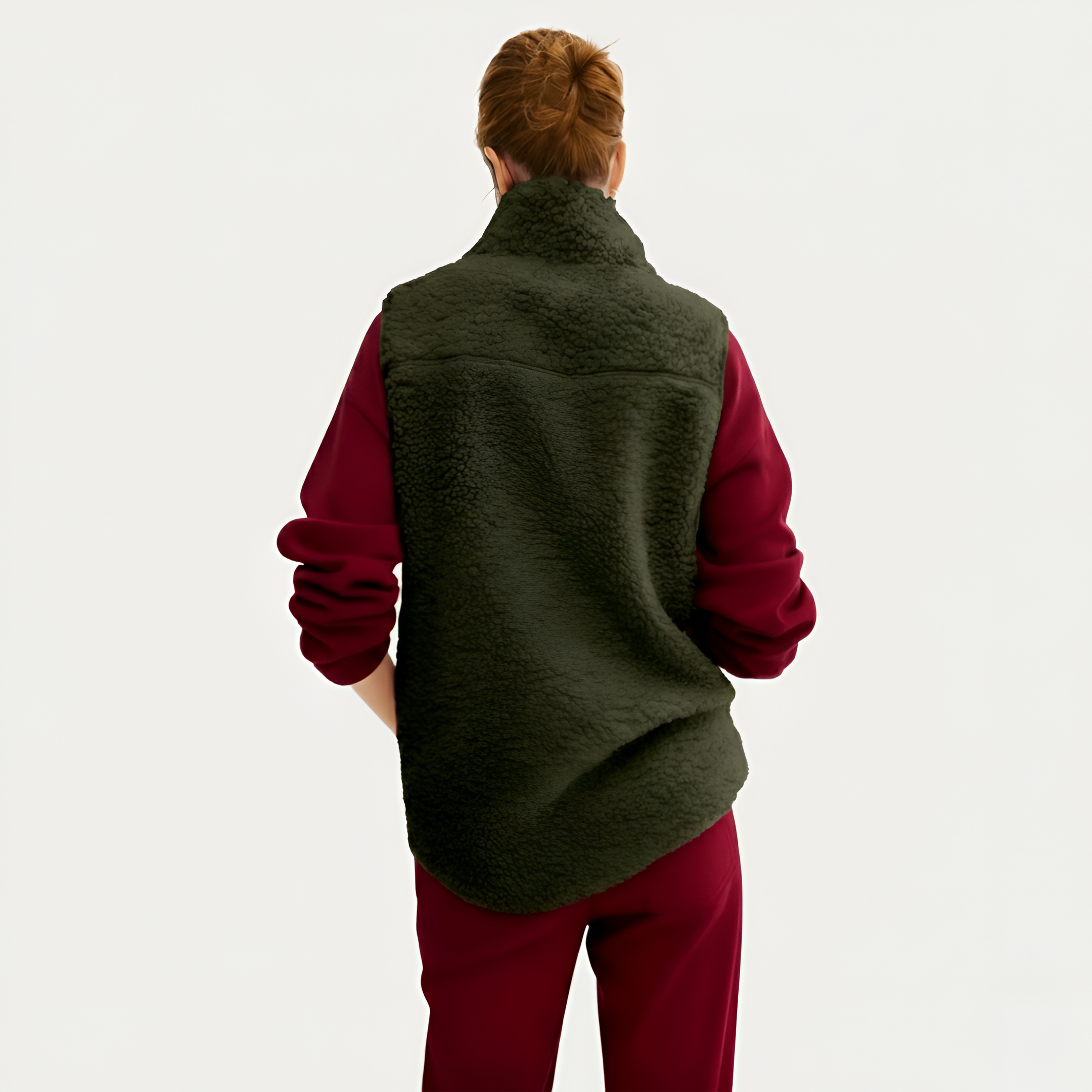 Mama Babywearing Front Carry Fleece Jacket — view 30