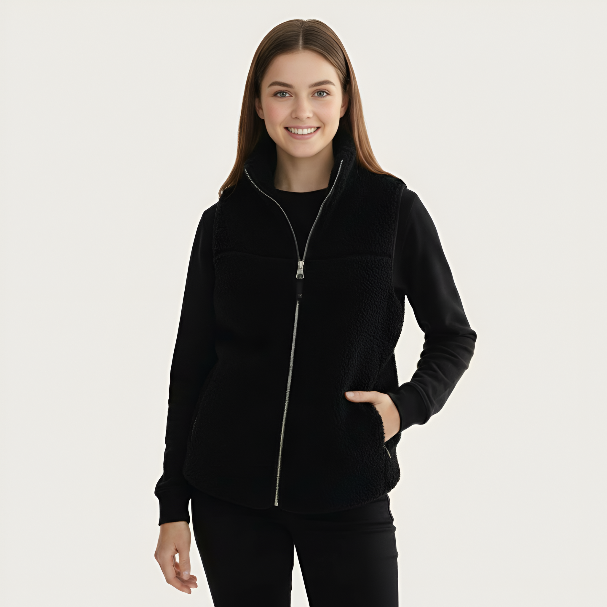 Mama Babywearing Front Carry Fleece Jacket — view 3
