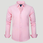 Men Dress Shirt Solid Long Sleeve Wrinkle | SLIMG:7143649996469979122