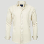 Men Dress Shirt Solid Long Sleeve Wrinkle | SLIMG:7143649996469979119