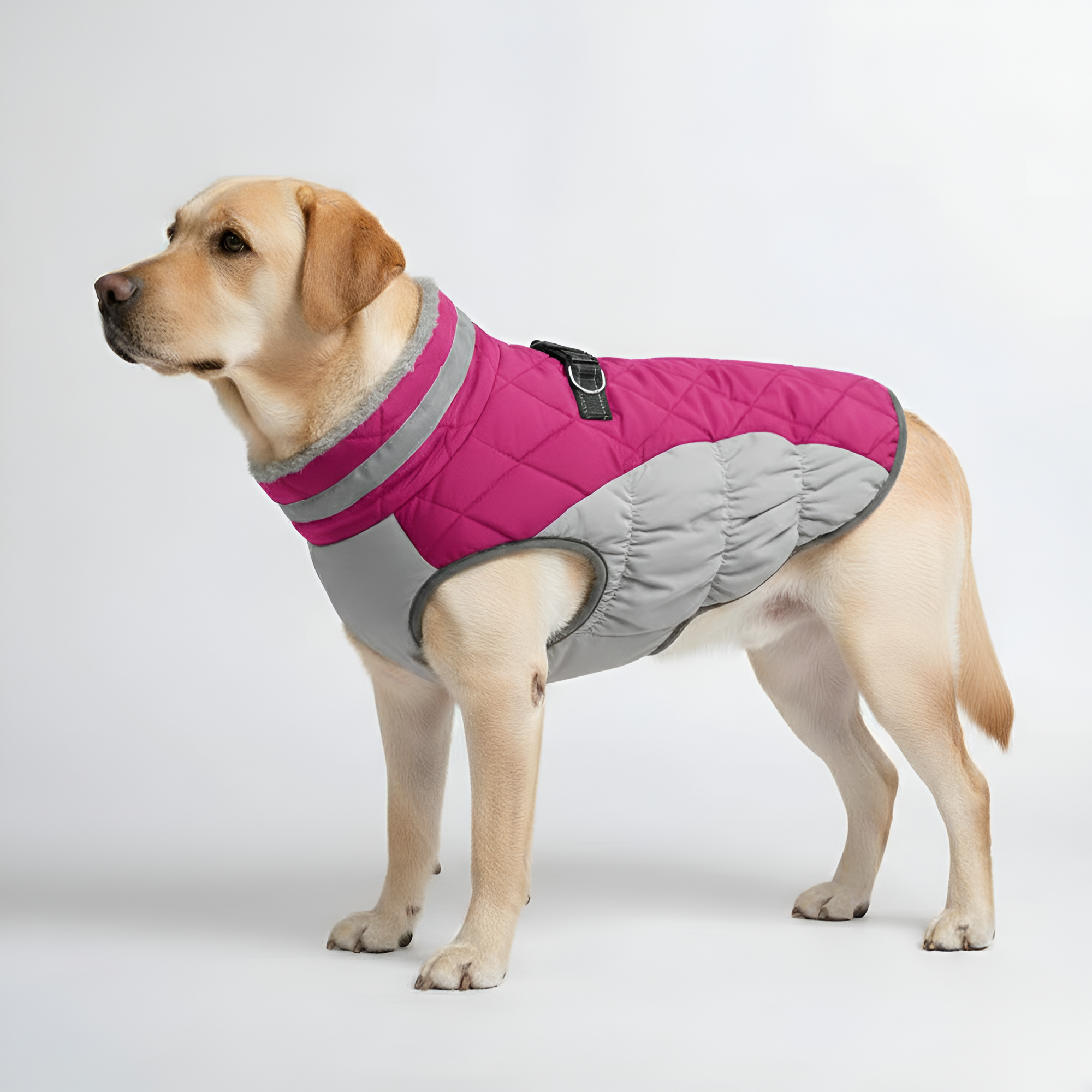 Padded Winter Dog Vest Jacket — view 4