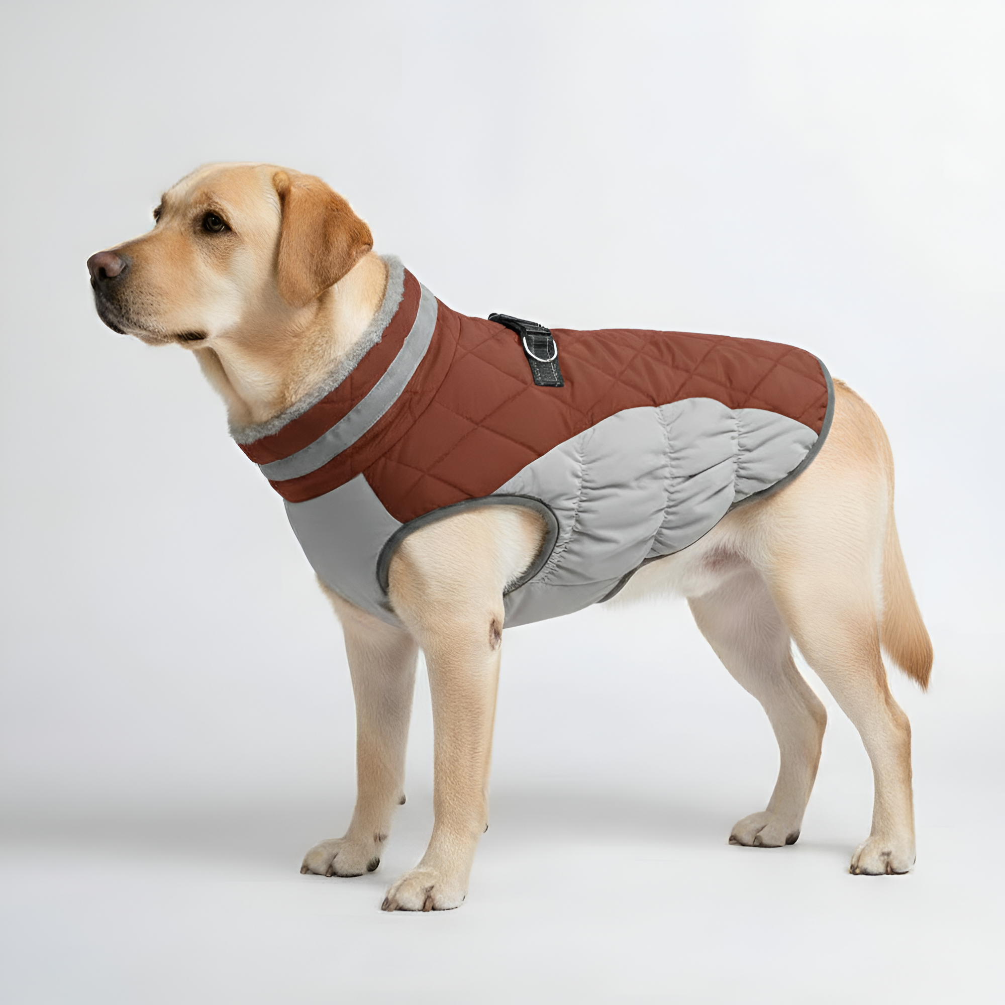 Padded Winter Dog Vest Jacket — view 7