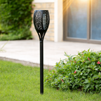 Solar Flame Torch Pathway Lights — view 6