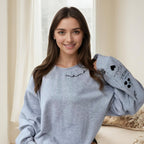 Personalized Mama Sweatshirt Featuring Names On Sleeve | SLIMG:7095777323329267362