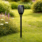Solar Flame Torch Pathway Lights — view 2