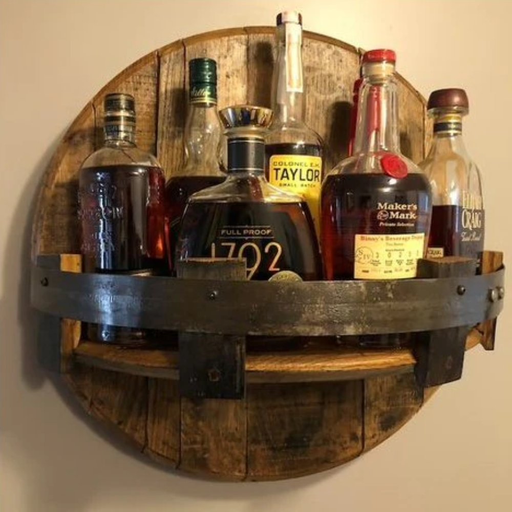 Barrel Shelf Rustic Bar Accessory | SLIMG:7613481322359563911