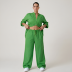 Minimal Button Up Co Ord Set For Women — view 12