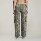 Low Rise Camouflage Multi Pocket Cargo Pants — view 4