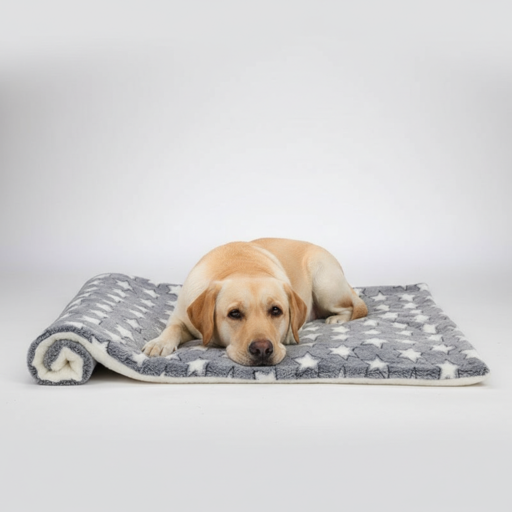 Printed Fleece Pet Cushion Blanket — view 2