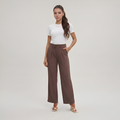 Pleated Front Tailored Full Length Pants — view 2