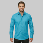 Classic Stretch Long Sleeve Button Down Shirt — view 9