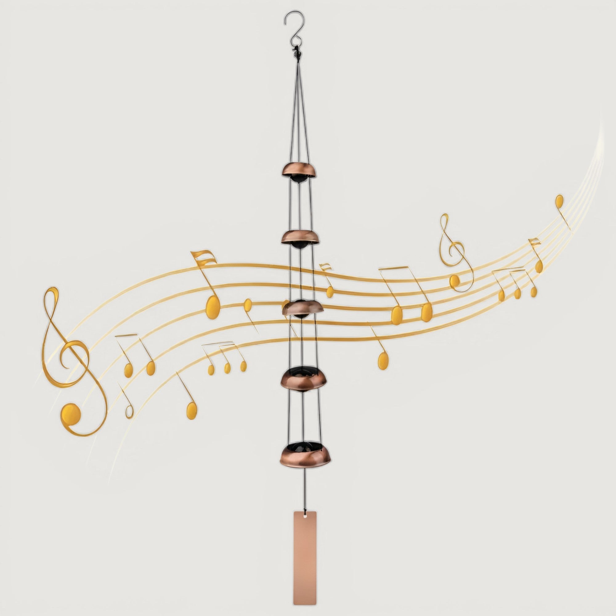 Pagoda Inspired Wind Chimes For Outdoor Decor — view 2