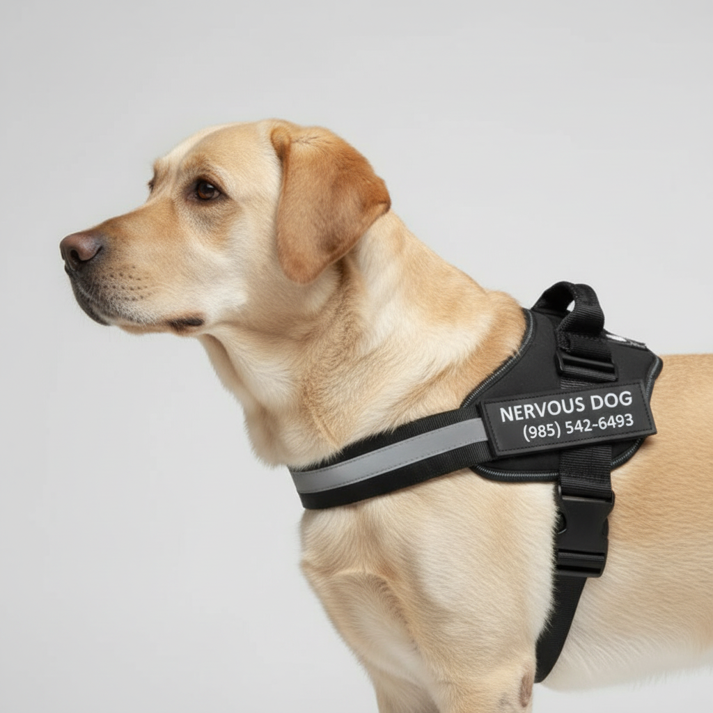 Adjustable Personalized Dog Harness Vest — view 5