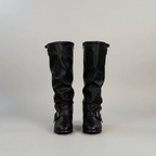 Leather Buckle Fashion Boots — view 3