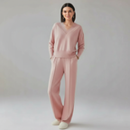 Casual Soft Fit Lounge Pant Set — view 3