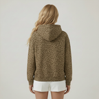 Leopard Printed Pullover Hoodie — view 4