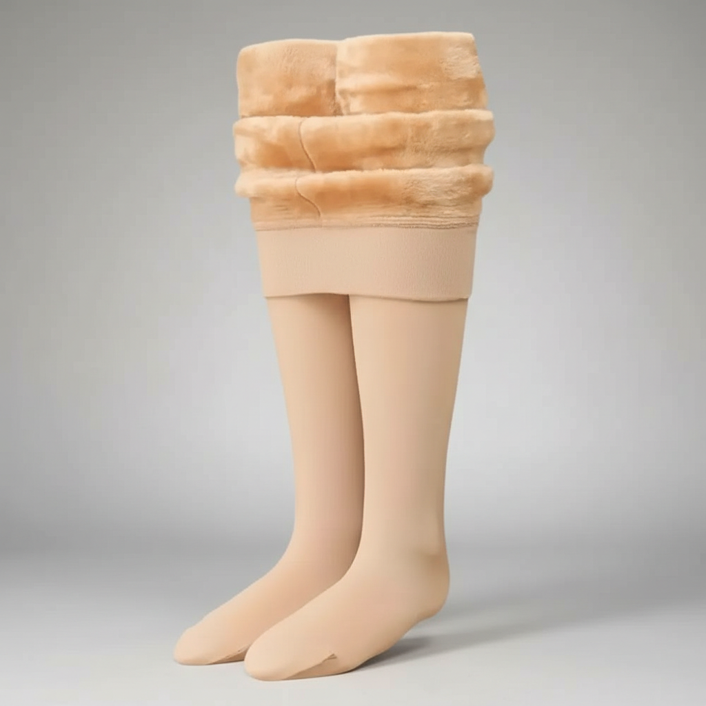Thick Fleece Lined Tights For Girls — view 4