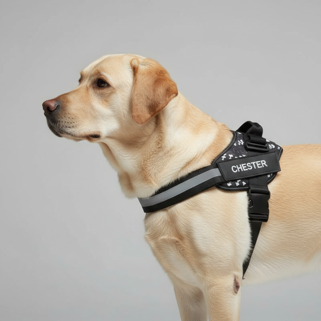 Adjustable Personalized Dog Harness Vest — view 9