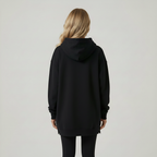 Casual Oversized Hoodie Dress With Kangaroo Pocket — view 2