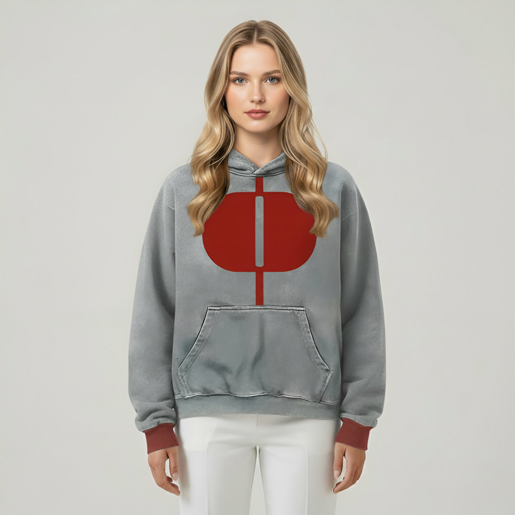 Classic Comic Spider Graphic Printed Hoodie — view 6
