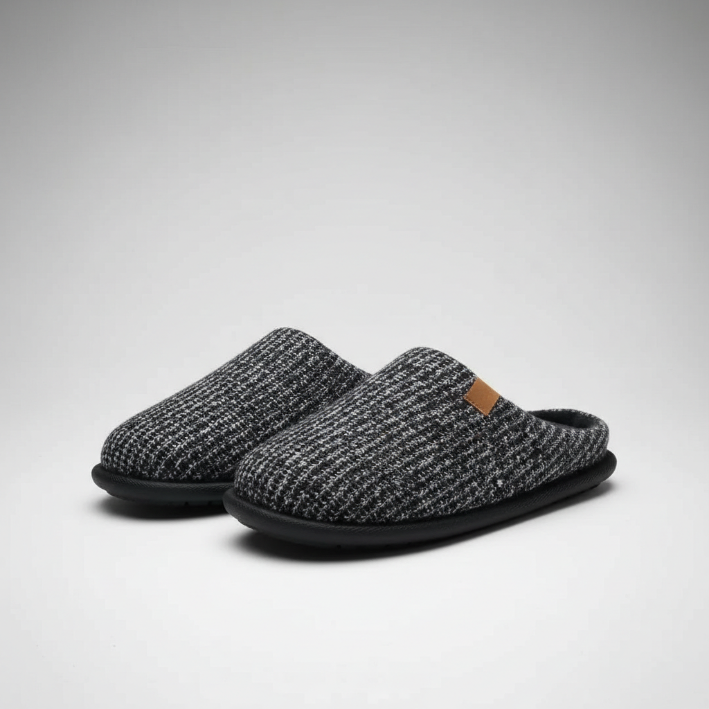 Memory Foam Knit Scuff Slip On Slipper — view 3