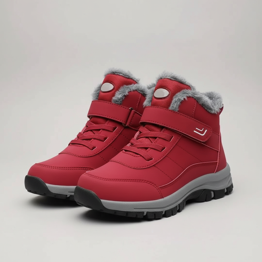 Warm Fuzzy Lined Winter Boots For Women — view 2