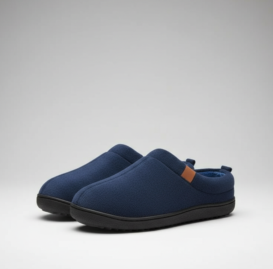 Non Slip Indoor Memory Foam Slippers For Men — view 2