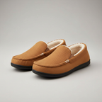 Suede Memory Foam Moccasin Slippers For Men — view 2