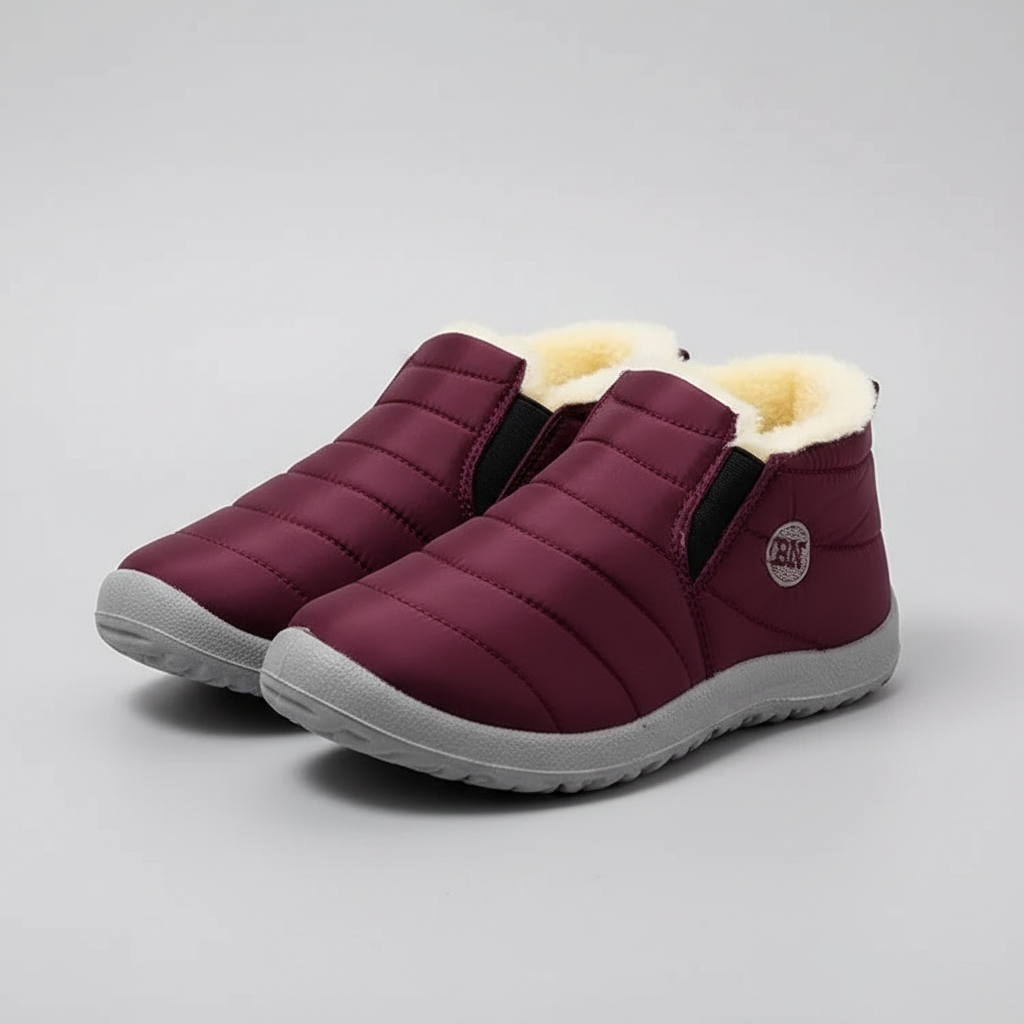 Cozy Winter Fur Lined Snow Boots — view 3