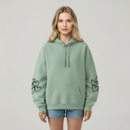 Oversized Highland Cow Printed Hoodie For Women — view 8