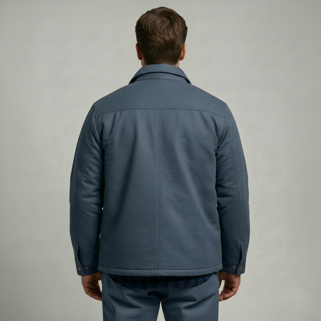 Flannel Plaid Lined Shacket — view 4