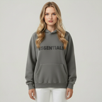 Classic Fit Hoodie With Graphic Design — view 3
