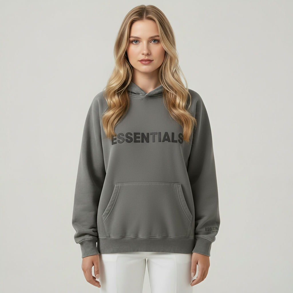 Classic Fit Hoodie With Graphic Design — view 3
