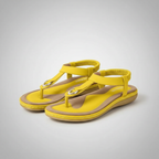 Stretch Slingback Flat Thong Sandals — view 4