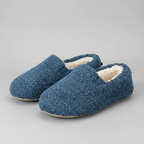 Cushioned Polar Fleece Indoor Loafer Slippers — view 4