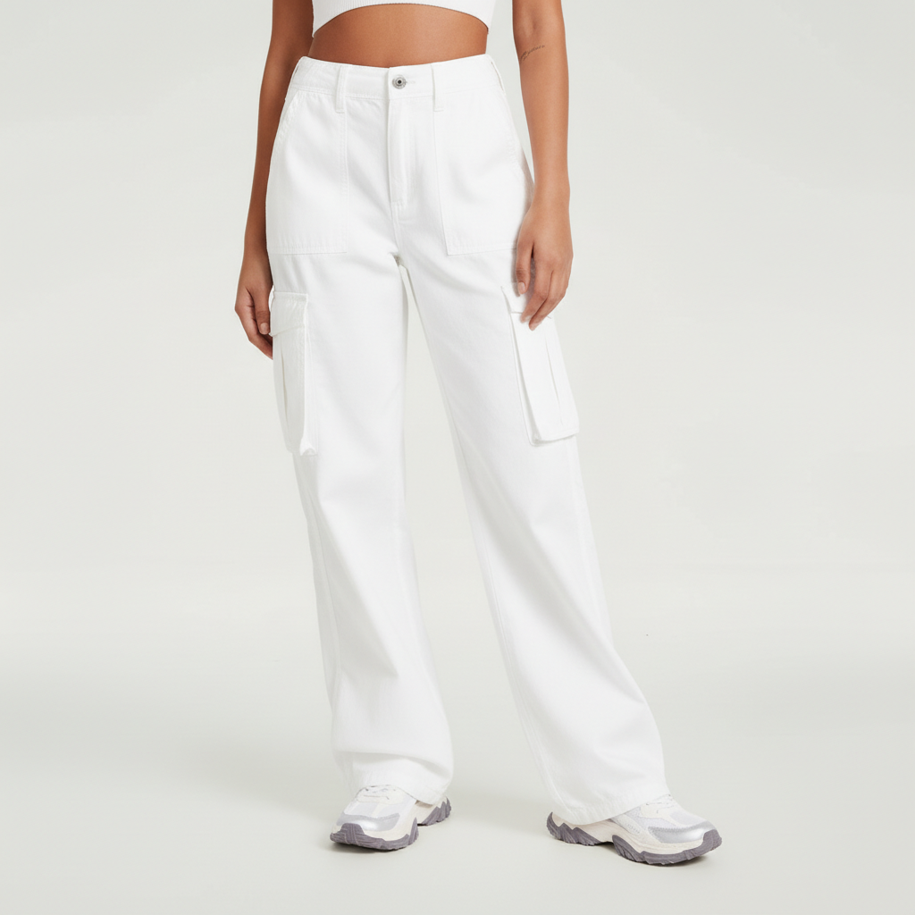 Adjustable Straight Fit Cargo Pants — view 6