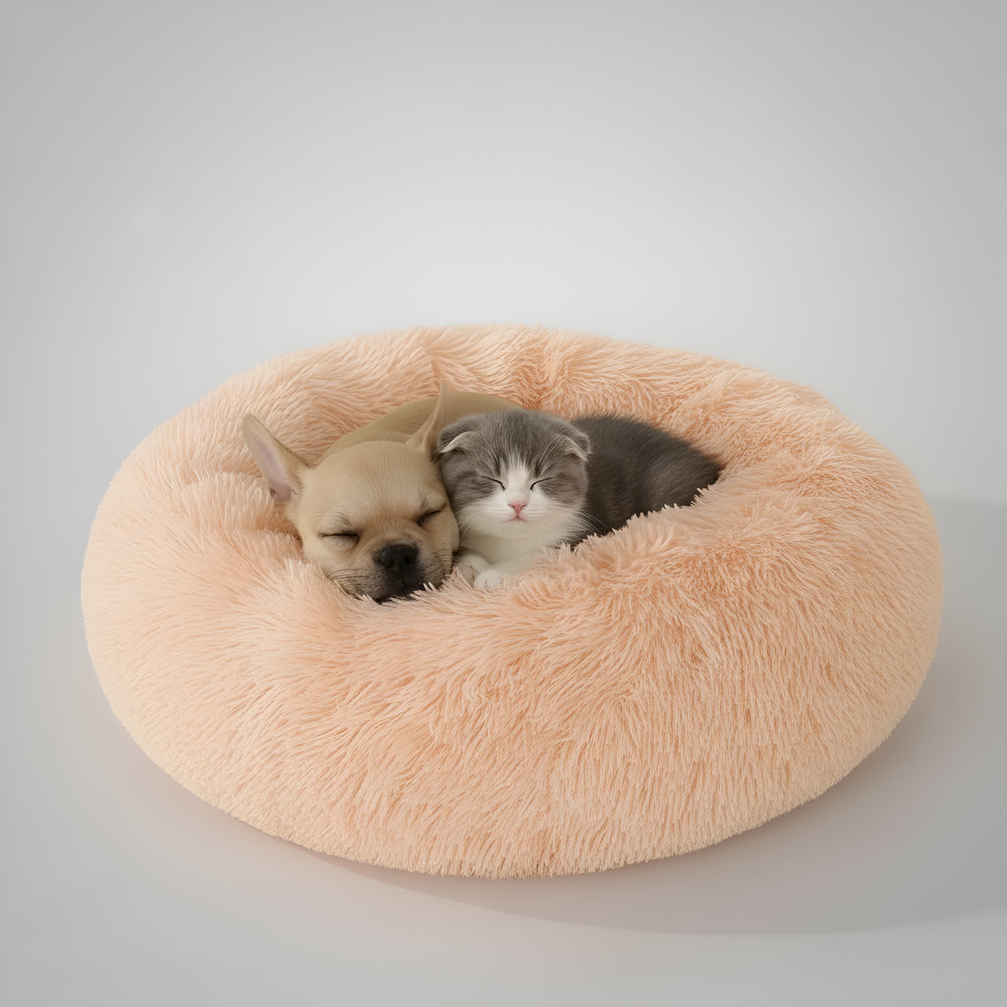 Comfy High Stretch Faux Fur Pet Bed — view 2