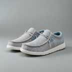 Woven Texture Casual Loafers With Lace Details For Men — view 7