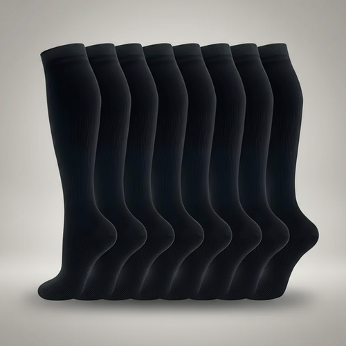 8 Pairs Of Classic High Compression Socks