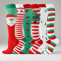 6 Pairs Of Christmas Themed Compression Circulation Socks — view 18