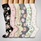 6 Pairs Of Christmas Themed Compression Circulation Socks — view 13